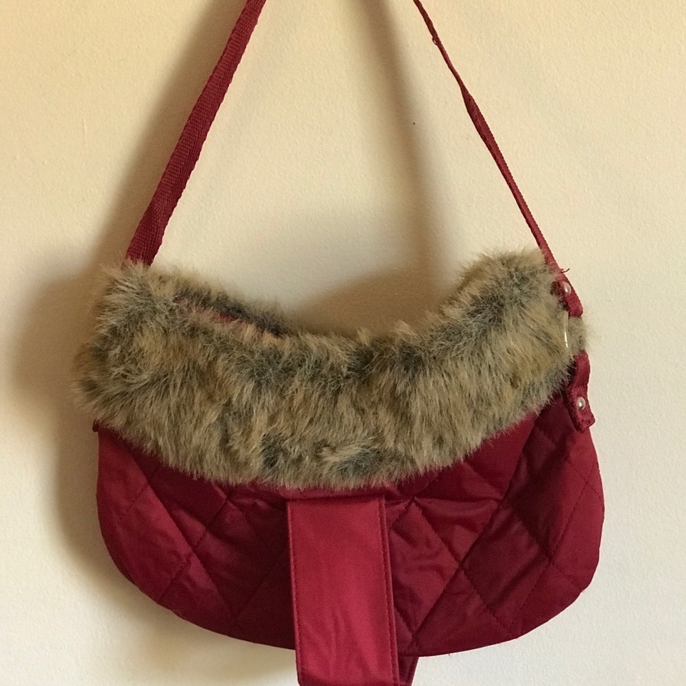 Bath & Body Works Fur Handbag View 3